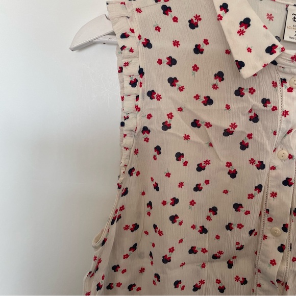 Disney Collection By Lauren Conrad Minnie Mouse Blouse SZ XL - Picture 4 of 8